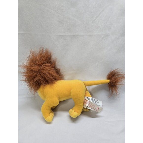 Disney Applause The Lion King Adult Simba Plush Doll Vinyl Plastic Face 10" Long - Picture 8 of 11